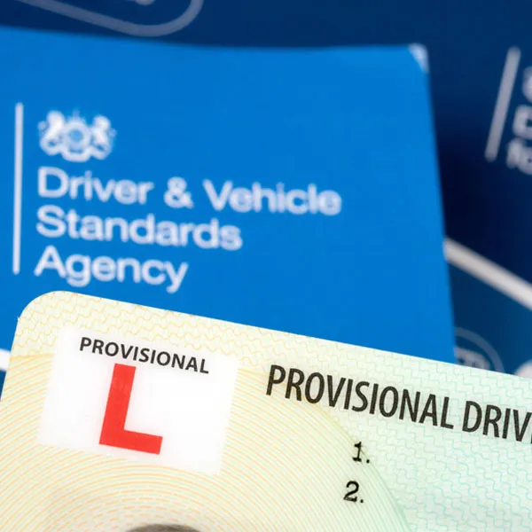 Provisional Driving Licence Card